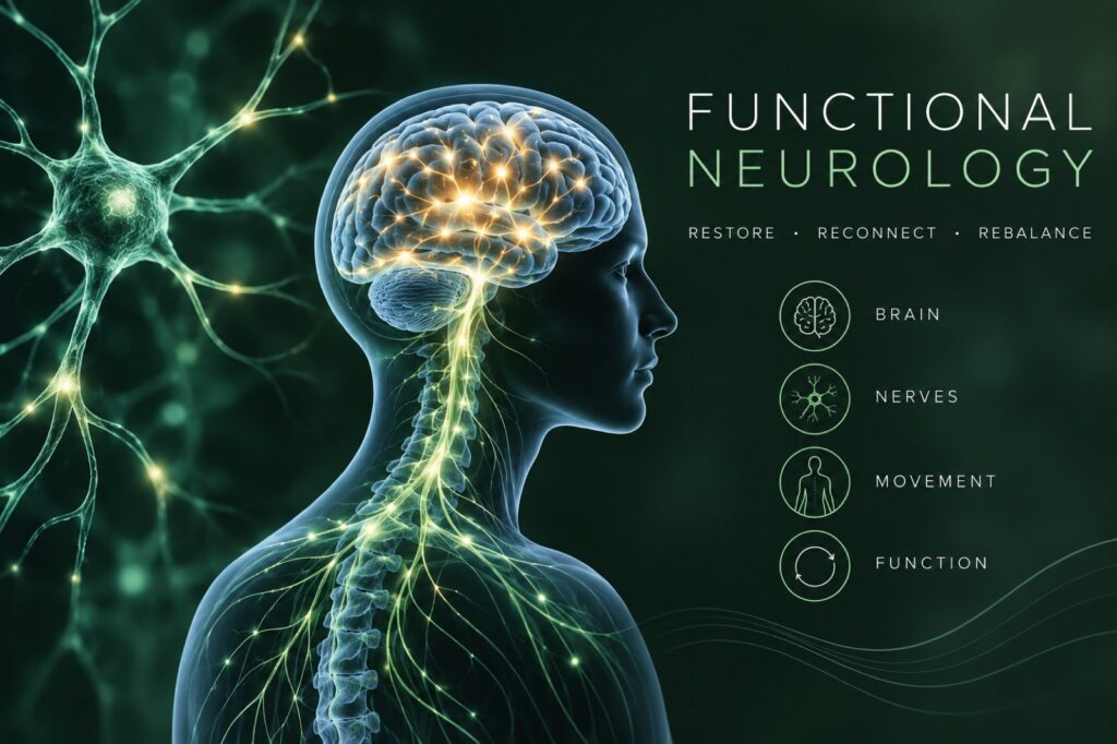 Illustration of the brain and nervous system