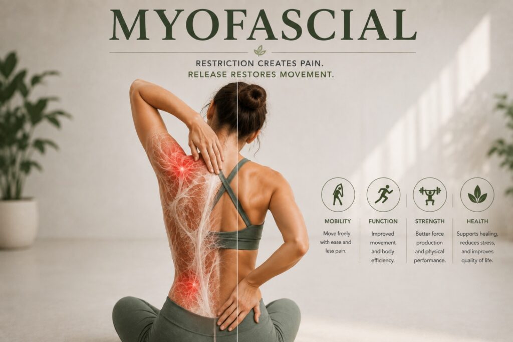Myofascial release illustration
